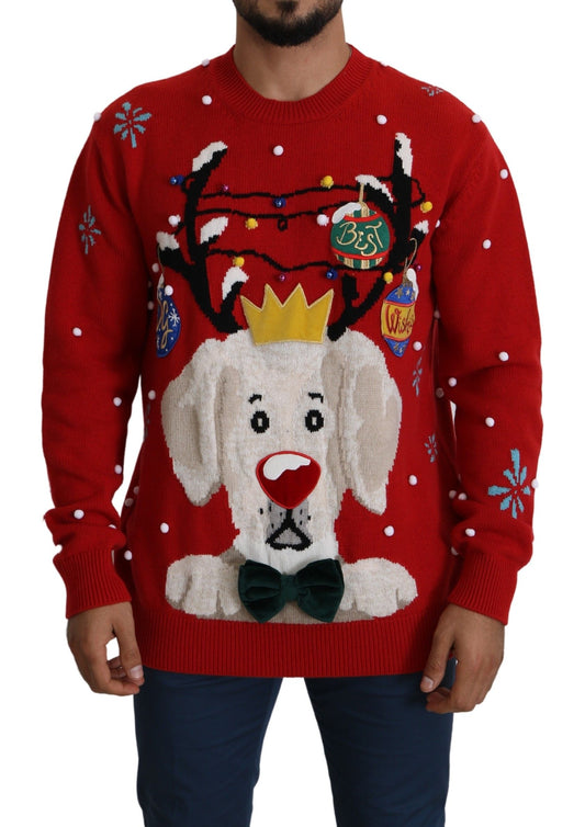 Dolce &amp; Gabbana Elegant Christmas Cashmere Sweater