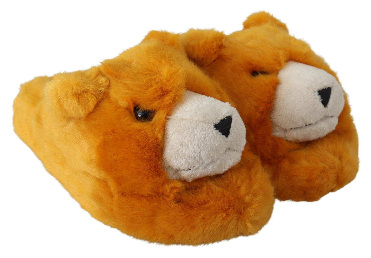 Dolce & Gabbana Sunshine Yellow Lion Slippers