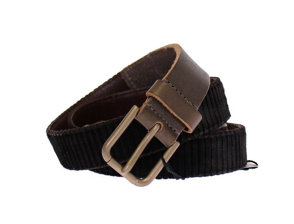 Dolce & Gabbana Elegant Leather-Cotton Fusion Men's Belt