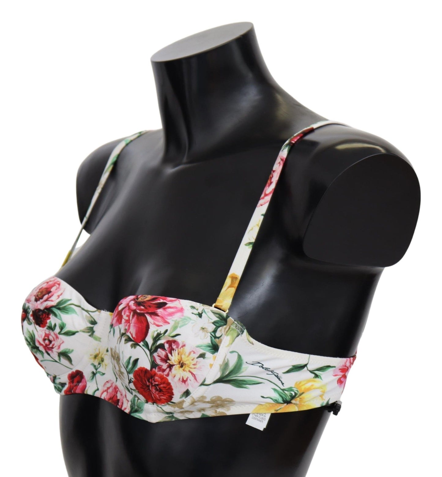 Dolce &amp; Gabbana Elegant Floral Bikini Top – Summer Chic