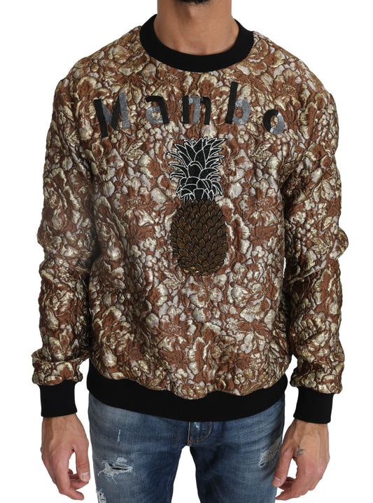 Dolce &amp; Gabbana Opulent Multicolor Crewneck Sweater