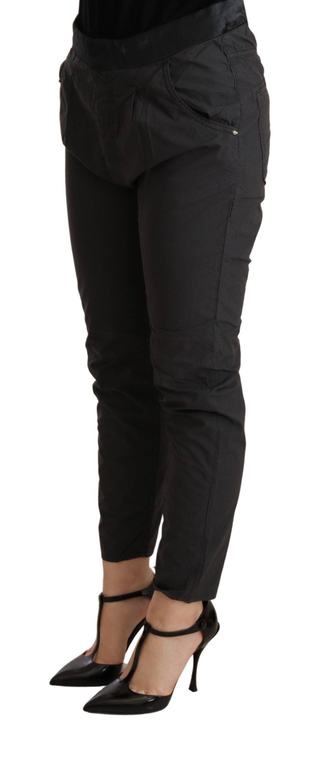 CYCLE Elegant Mid Waist Slim Fit Skinny Pants