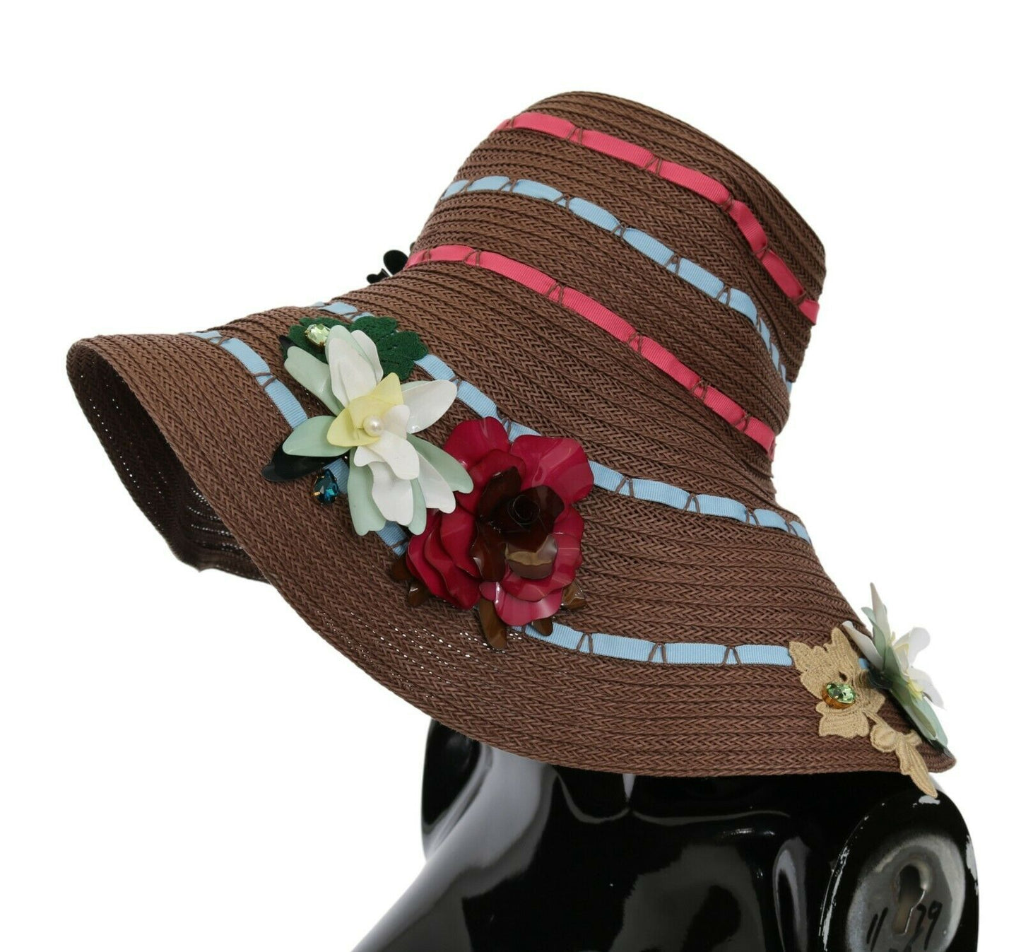 Dolce & Gabbana Elegant Floppy Floral Wide Brim Hat