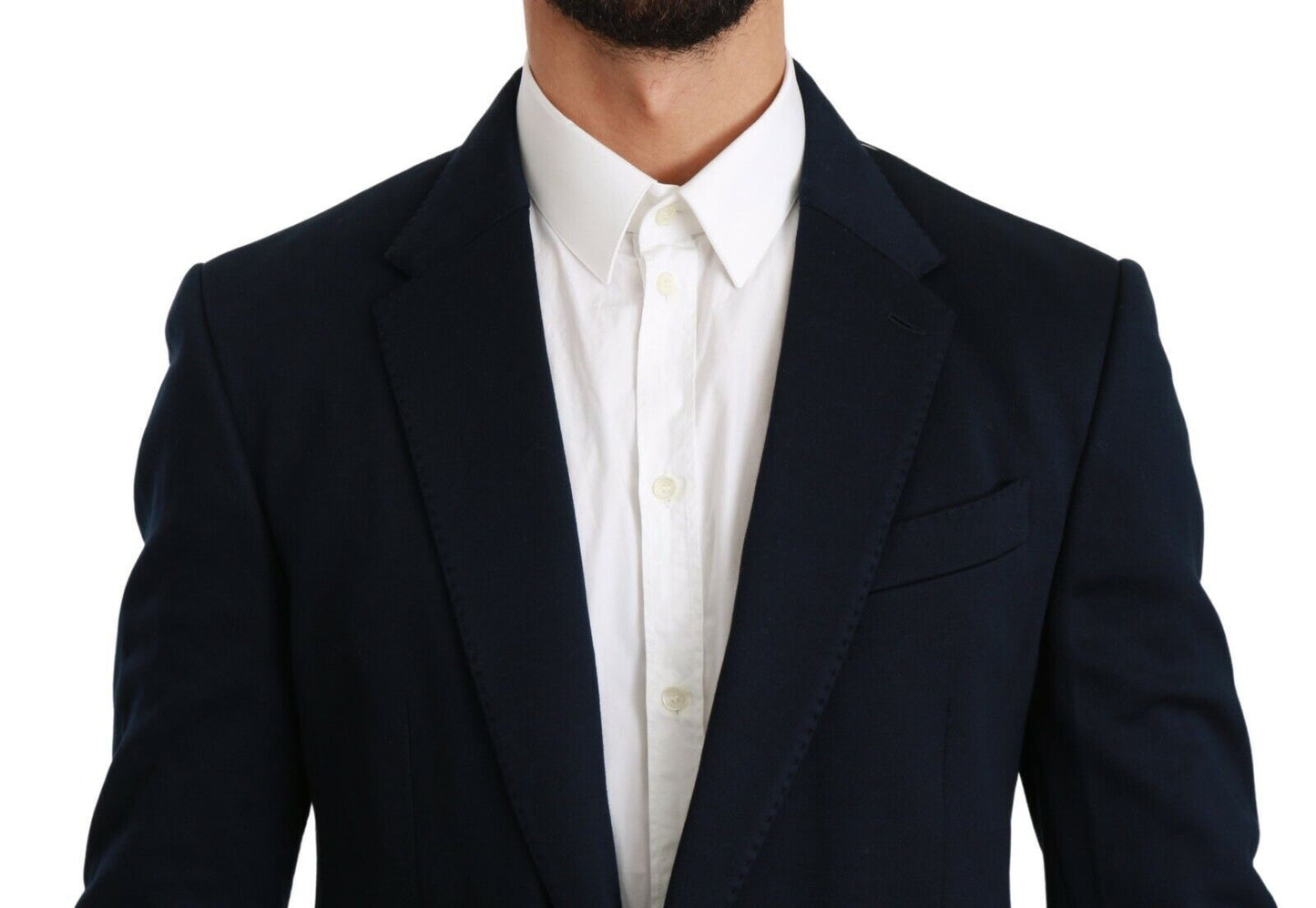 Dolce & Gabbana Elegant Slim Fit Dark Blue Men's Blazer