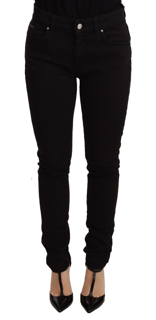 Dolce &amp; Gabbana Elegant Slim-Fit Black Skinny Jeans