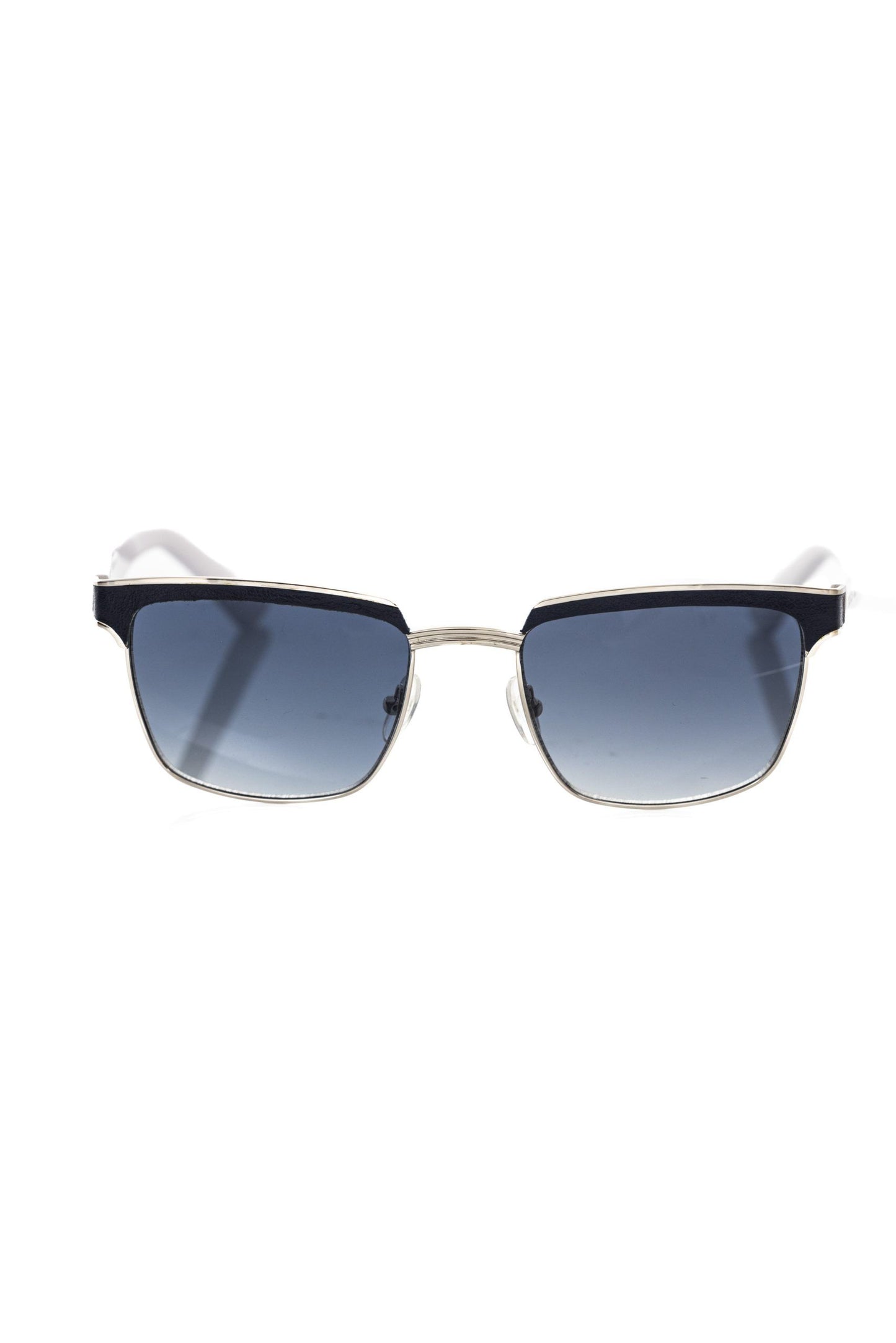 Frankie Morello Black Metallic Men Sunglasses