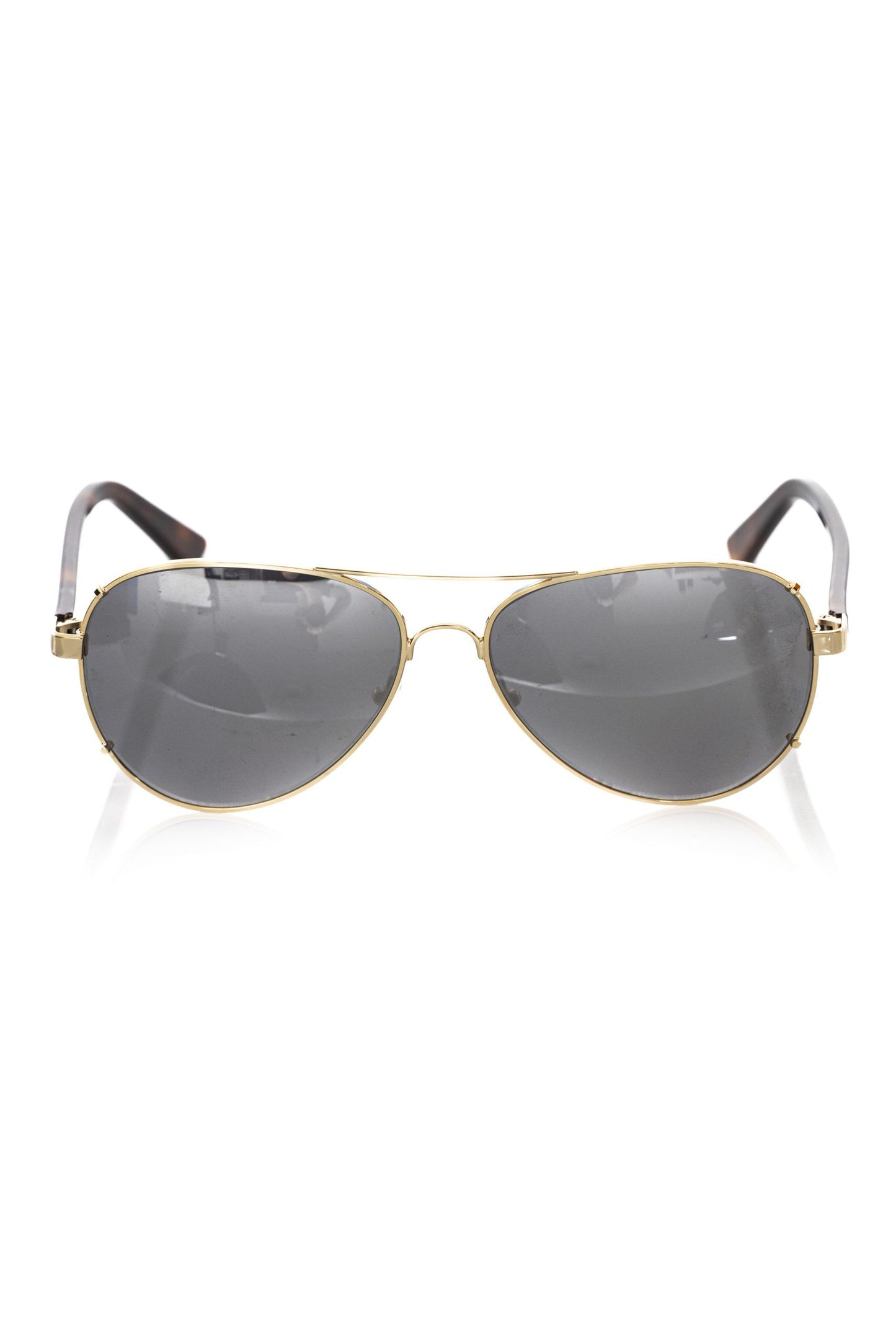 Frankie Morello Gold Metallic Fiber Men's Sunglasses