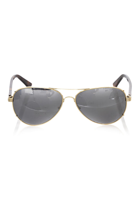 Frankie Morello Gold Metallic Fiber Men's Sunglasses