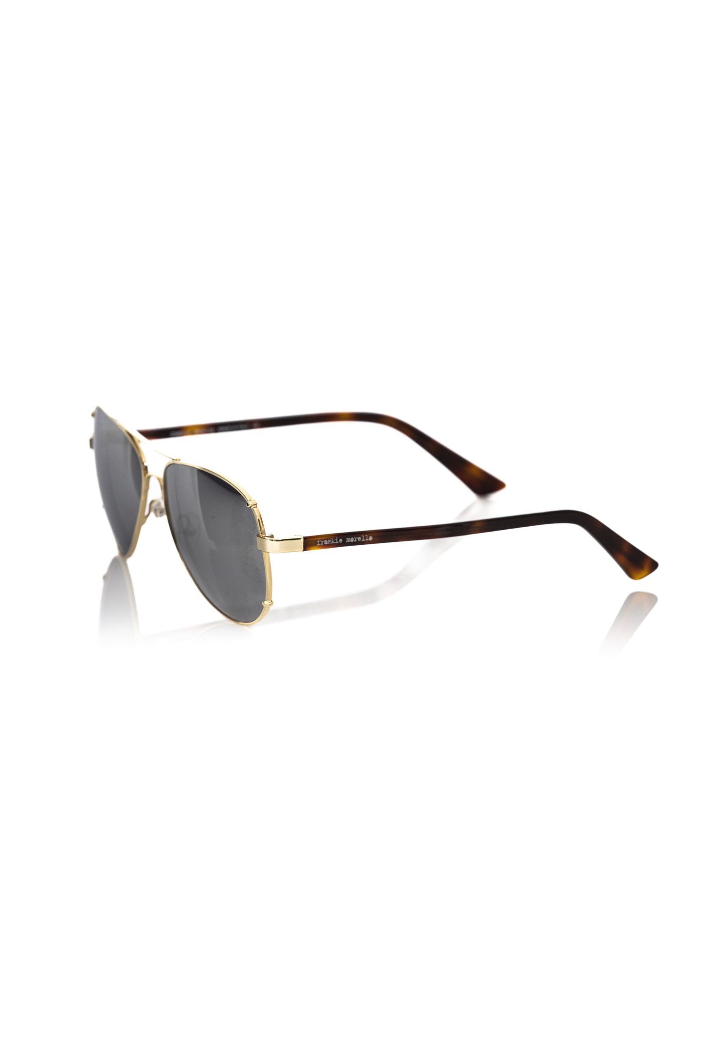 Frankie Morello Gold Metallic Fiber Men's Sunglasses