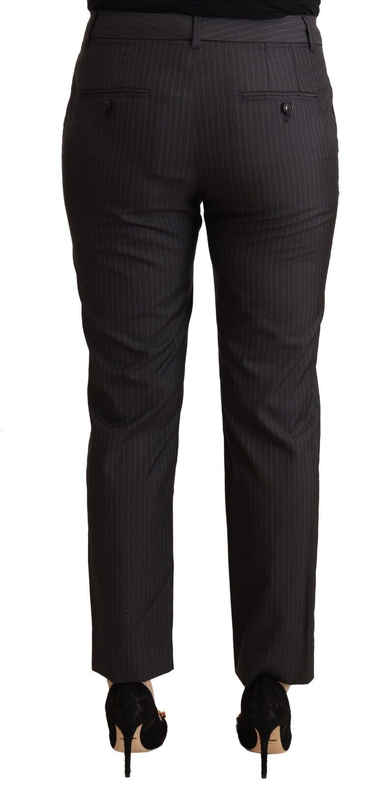 Dolce &amp; Gabbana Elegant Tailored Virgin Wool and Silk Pants