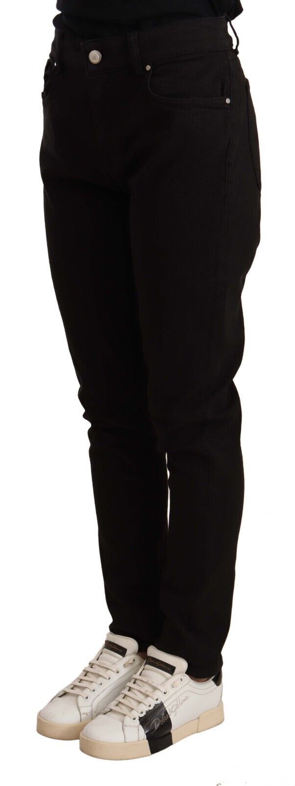 Dolce &amp; Gabbana Elegant Slim-Fit Black Skinny Jeans