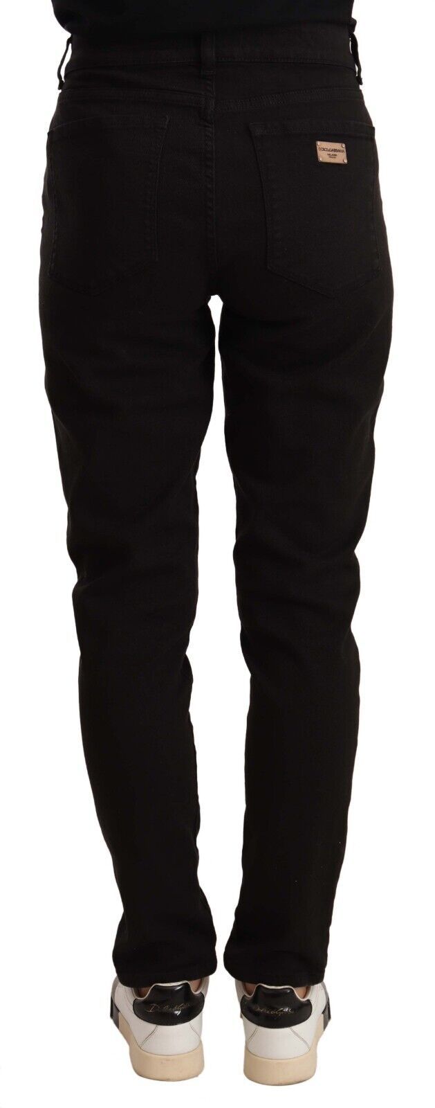 Dolce &amp; Gabbana Elegant Slim-Fit Black Skinny Jeans