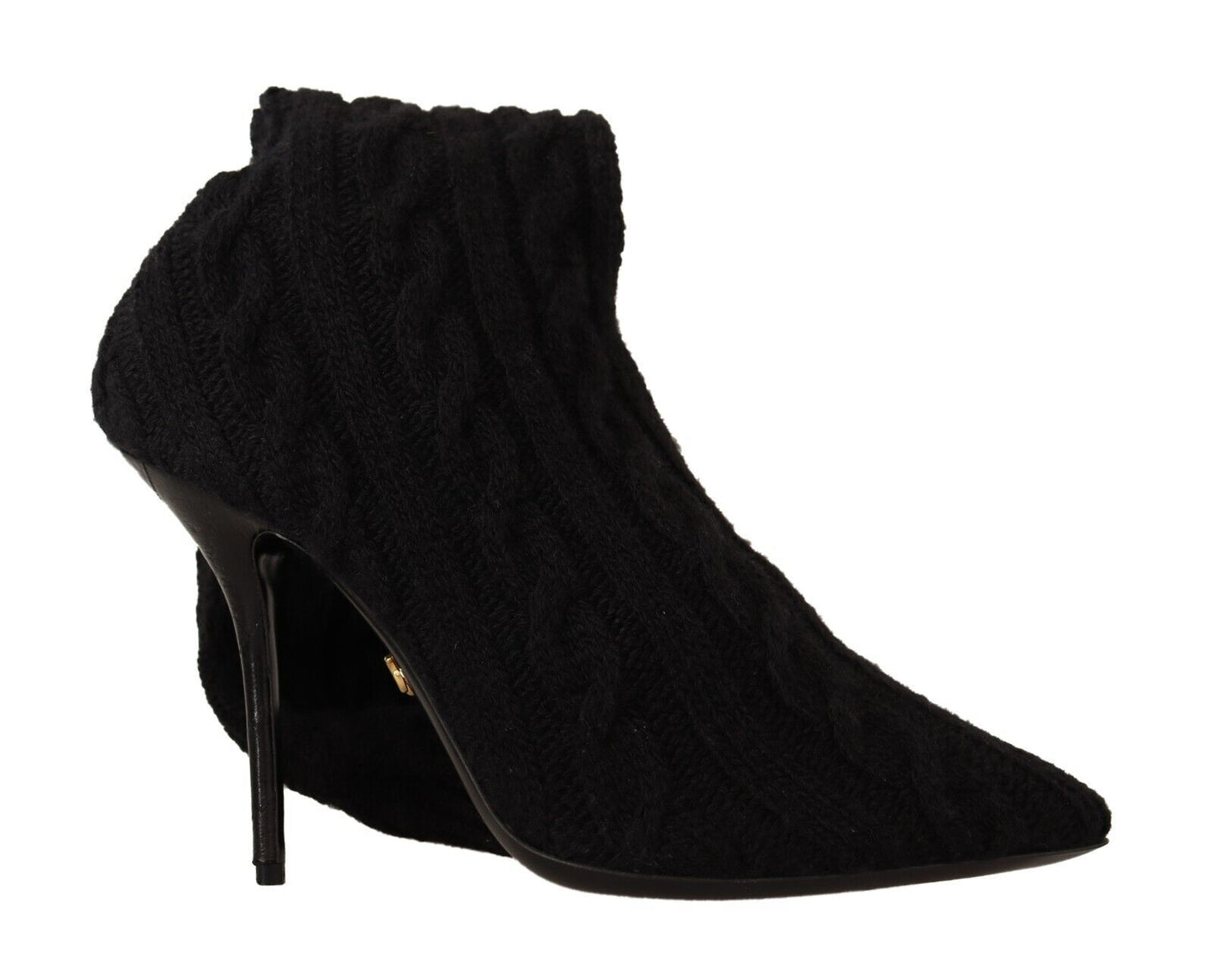 Dolce & Gabbana Elegant Stretch Sock Boots in Black