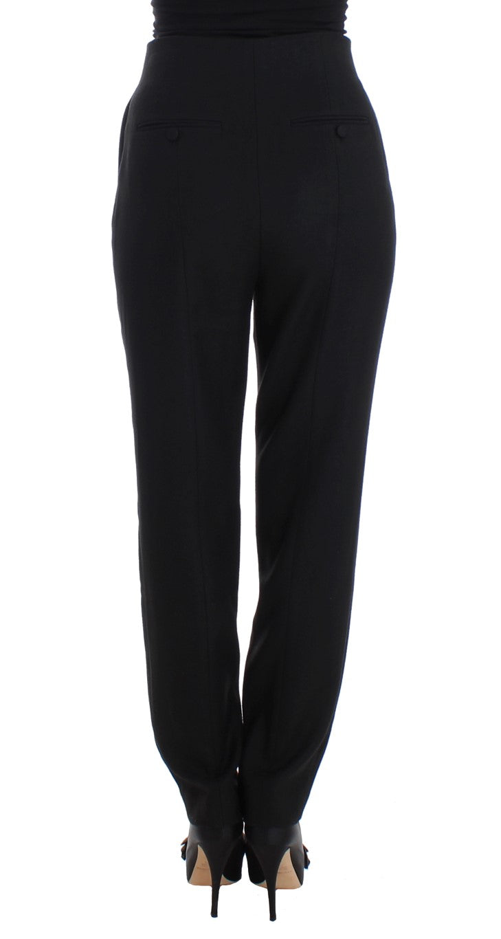 KAALE SUKTAE Elegant High-Waist Black Pants