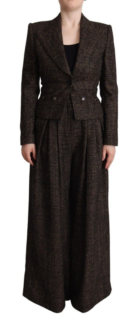 Dolce & Gabbana Chic Wool Blend Suit Set