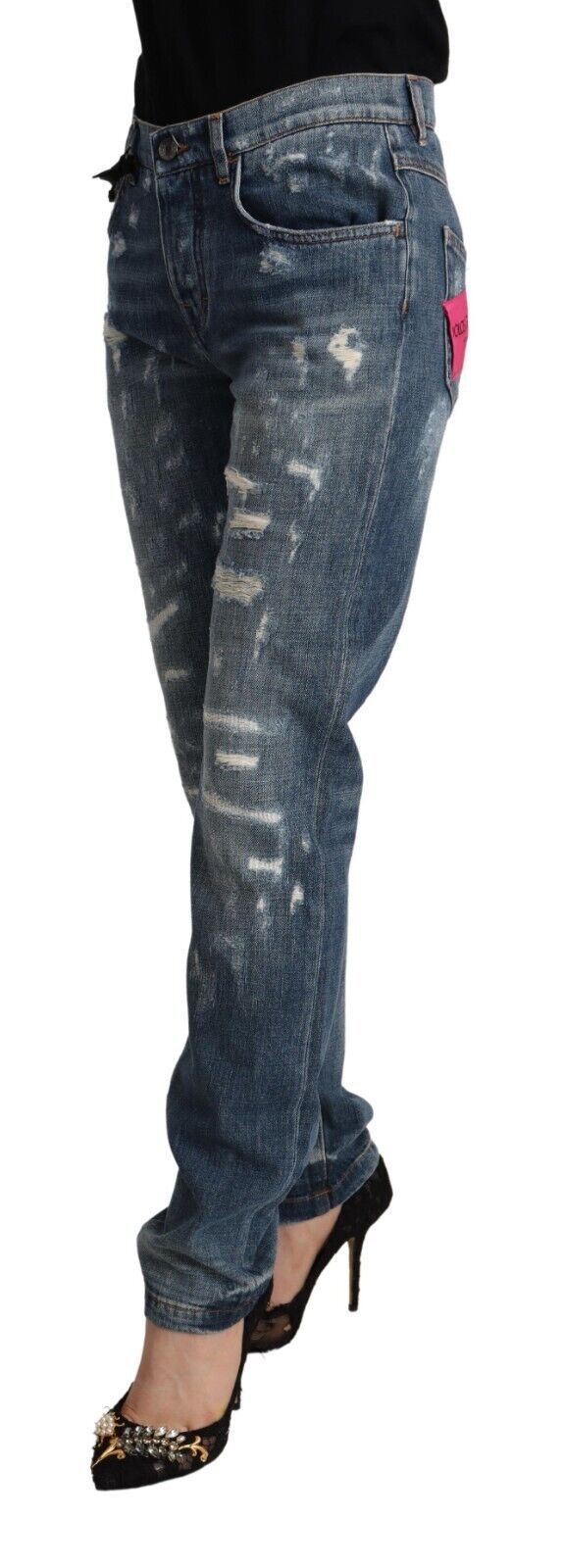 Dolce &amp; Gabbana Elegant Skinny Denim Jeans for the Modern Woman