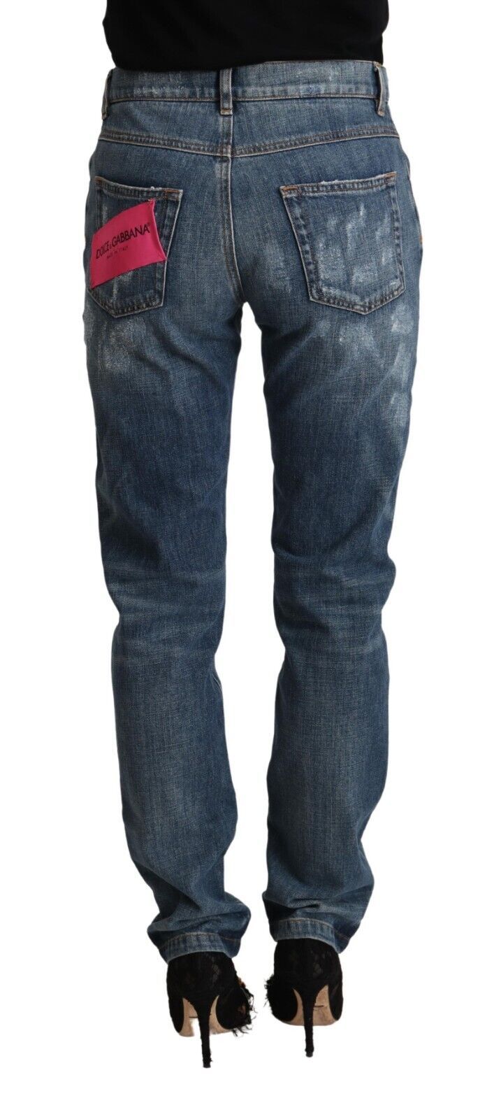 Dolce &amp; Gabbana Elegant Skinny Denim Jeans for the Modern Woman