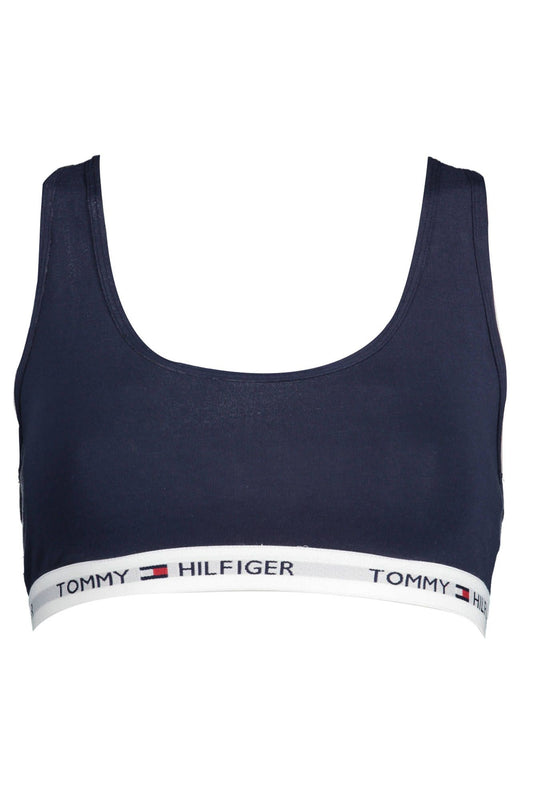 Tommy Hilfiger Blue Cotton Women Sports Bra