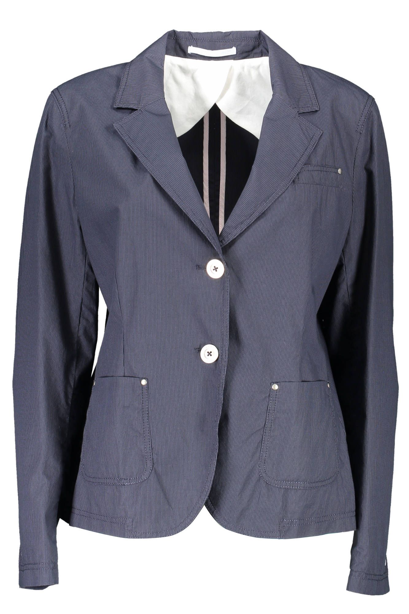 Gant Blue Cotton Women Jacket