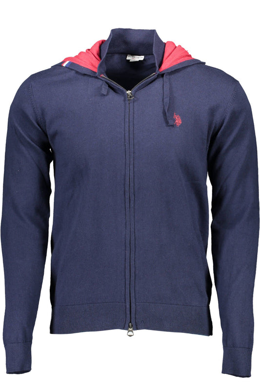 U.S. POLO ASSN. Blue Cotton Men Sweater