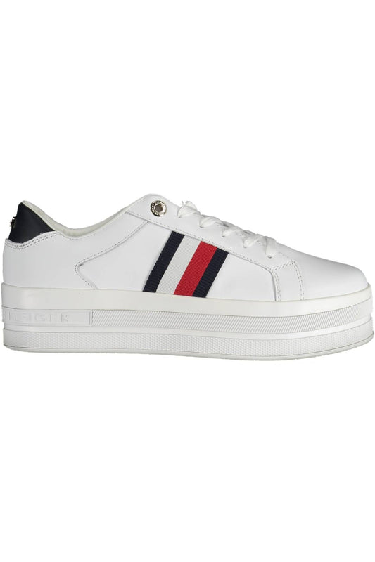 Tommy Hilfiger White Polyethylene Women Sneaker