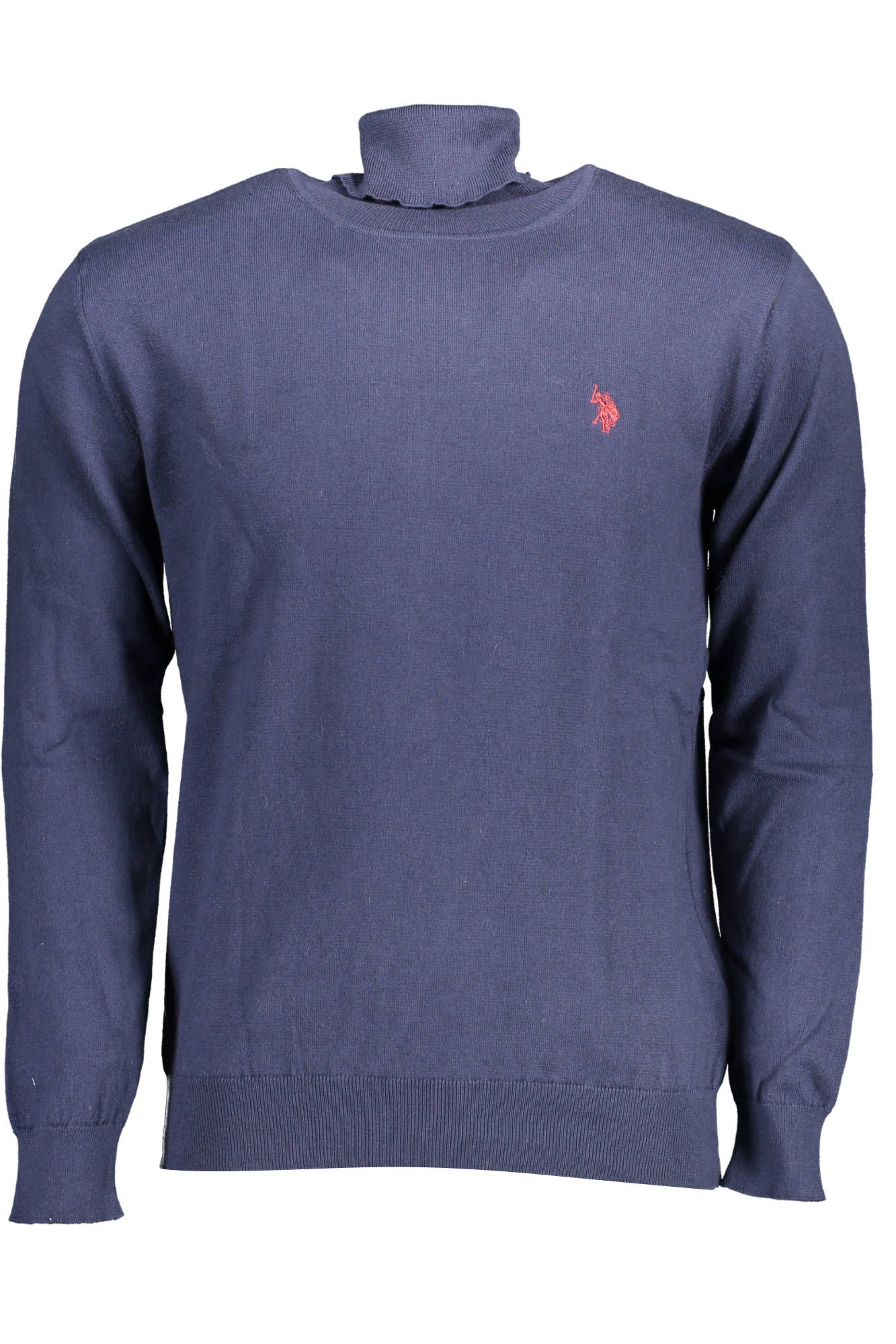 U.S. POLO ASSN. Blue Cotton Men Sweater