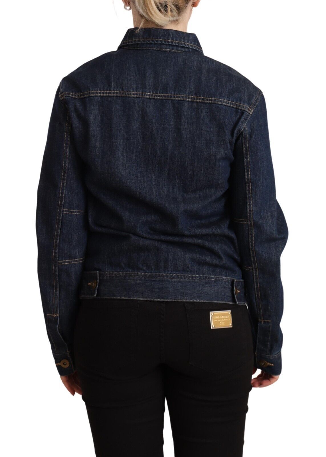 Master Coat Elegant Dark Blue Denim Jacket