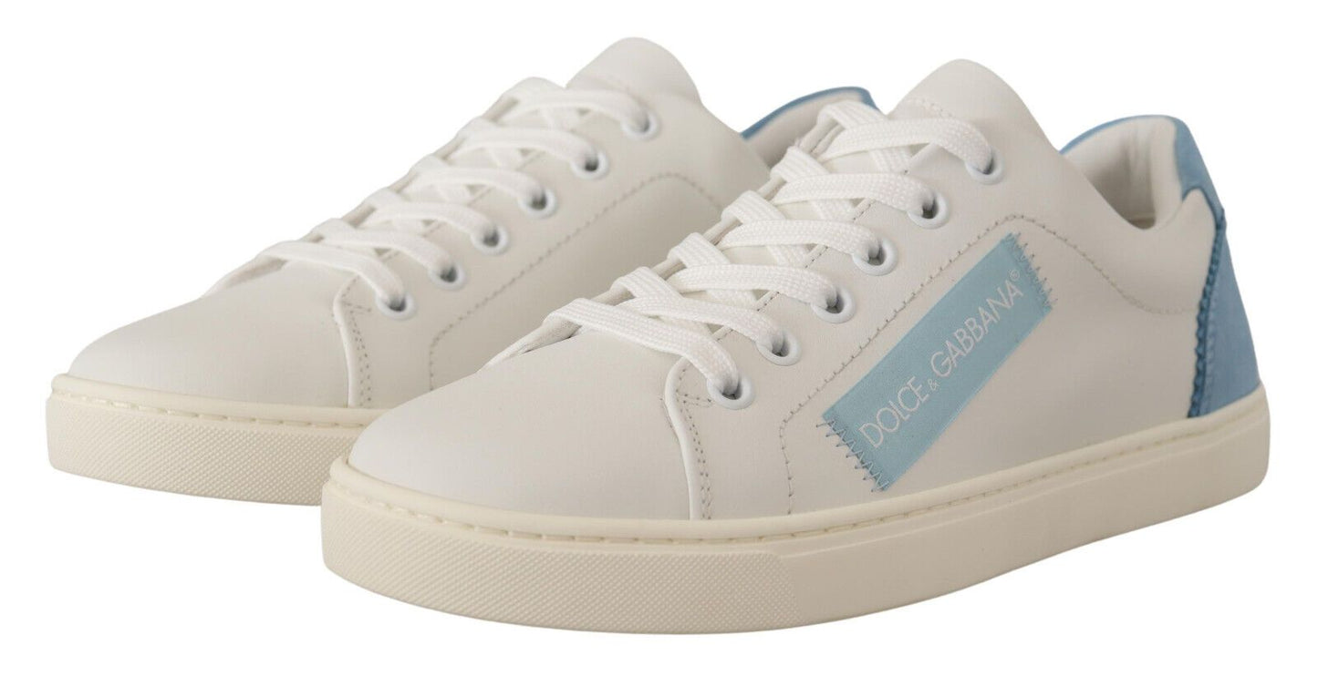 Dolce &amp; Gabbana Exquisite Italian Leather Low-Top Sneakers