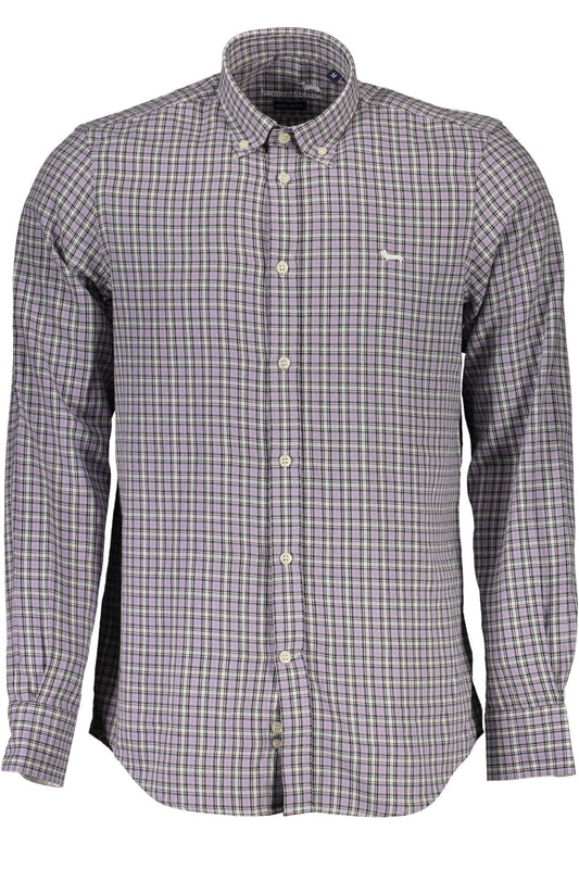 Harmont &amp; Blaine Purple Cotton Men Shirt