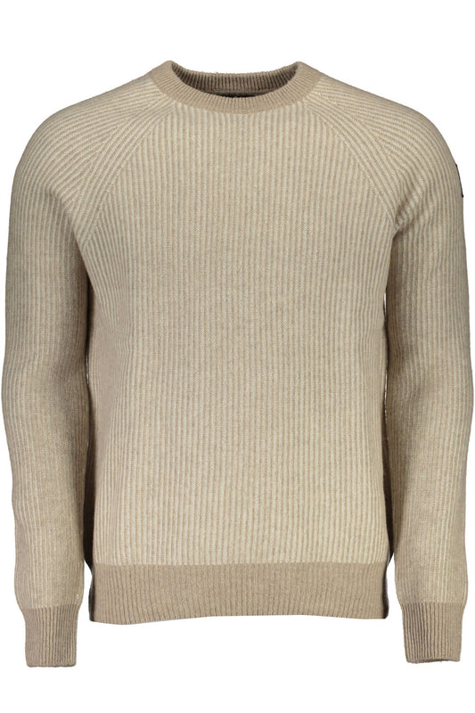 North Sails Beige Wool Men Sweater