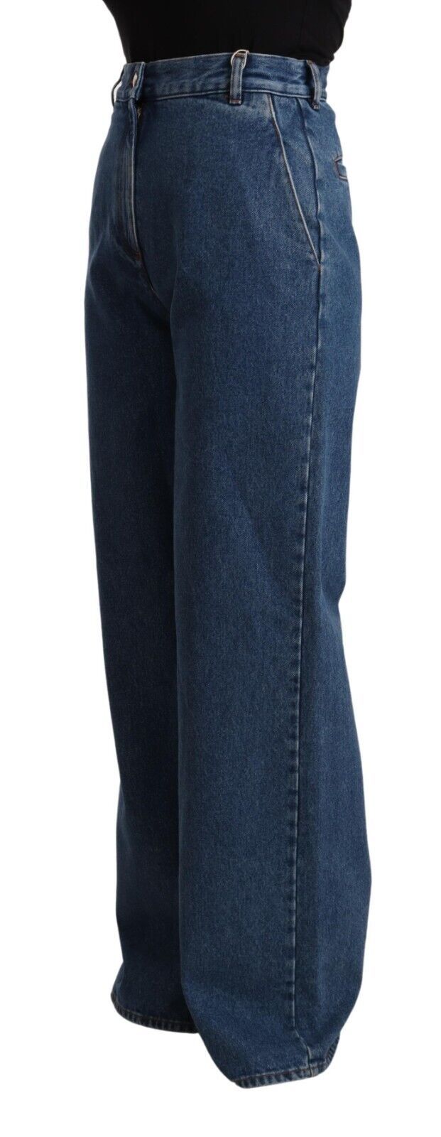 GCDS Chic High Waist Boot Cut Denim