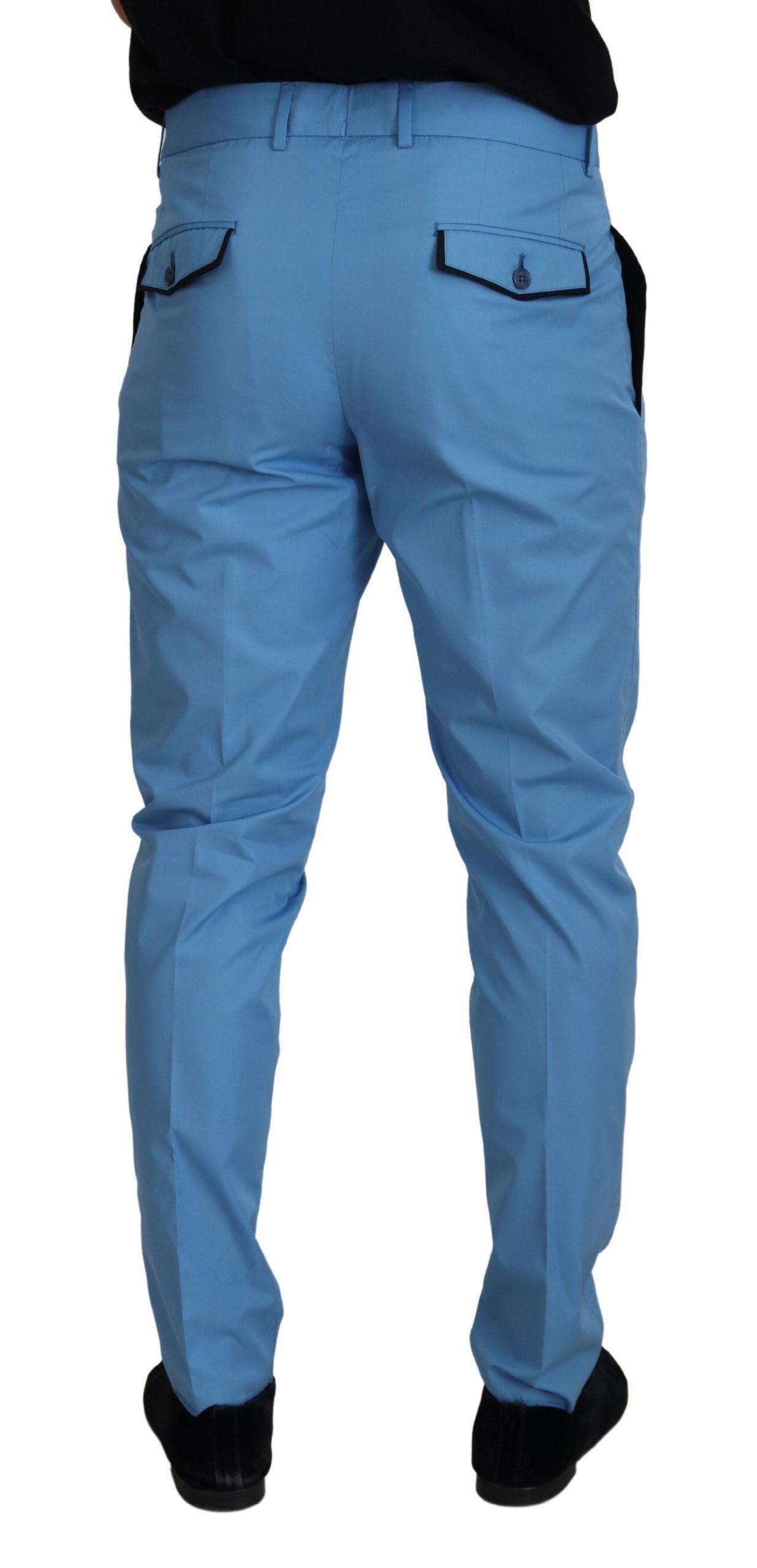 Dolce &amp; Gabbana Elegant Slim Fit Chinos - Indulge in Italian Luxury