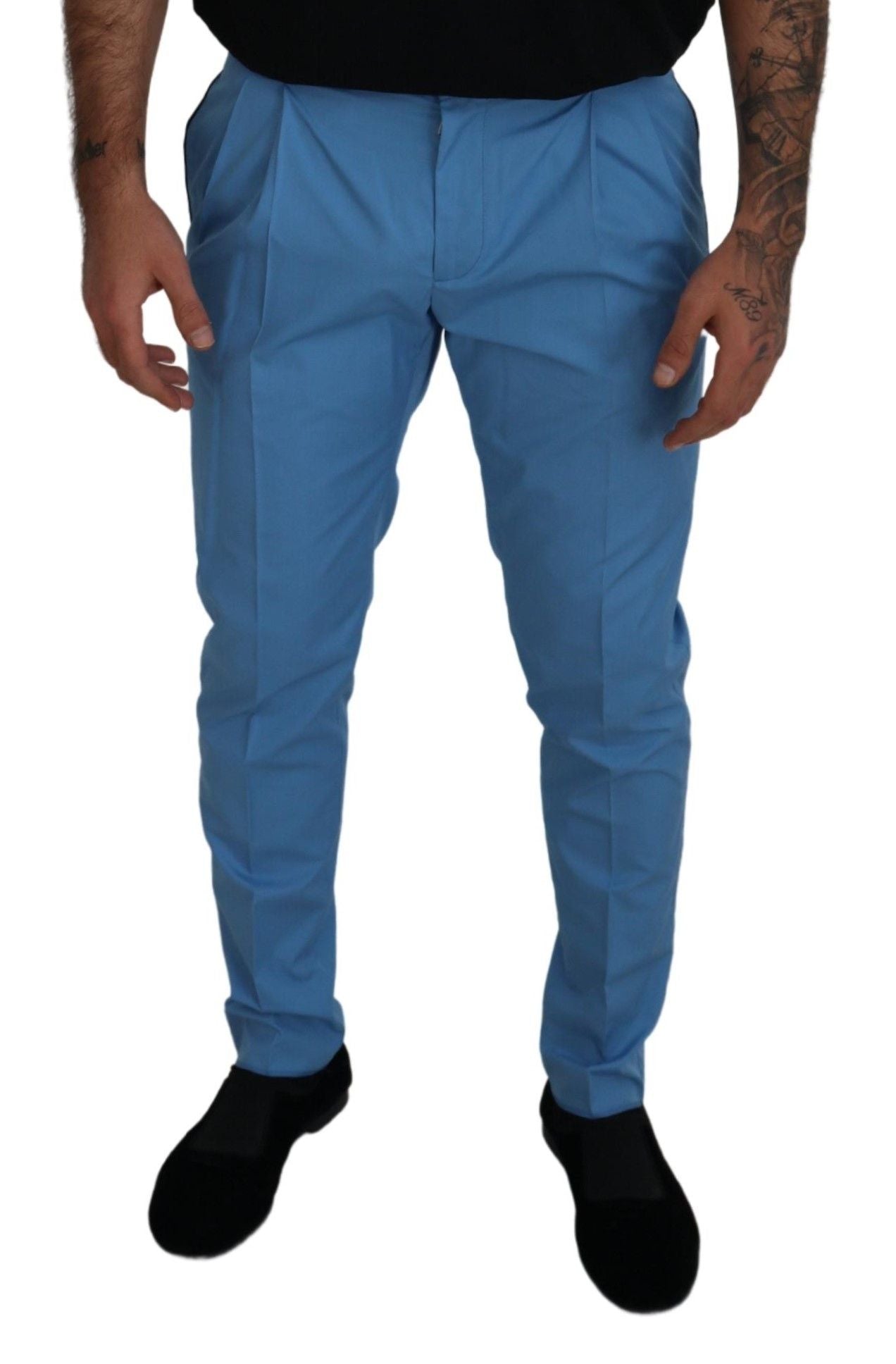 Dolce &amp; Gabbana Elegant Slim Fit Chinos - Indulge in Italian Luxury