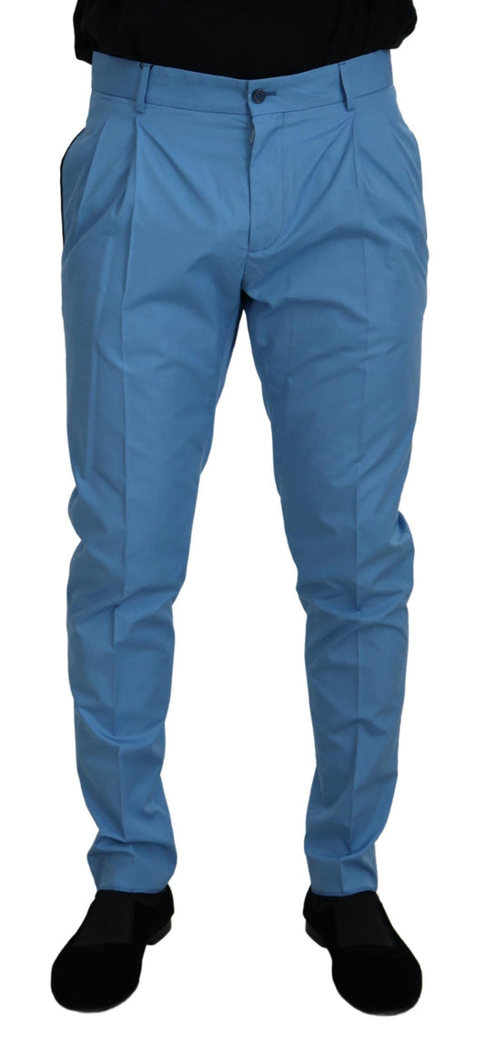 Dolce &amp; Gabbana Elegant Slim Fit Chinos - Indulge in Italian Luxury