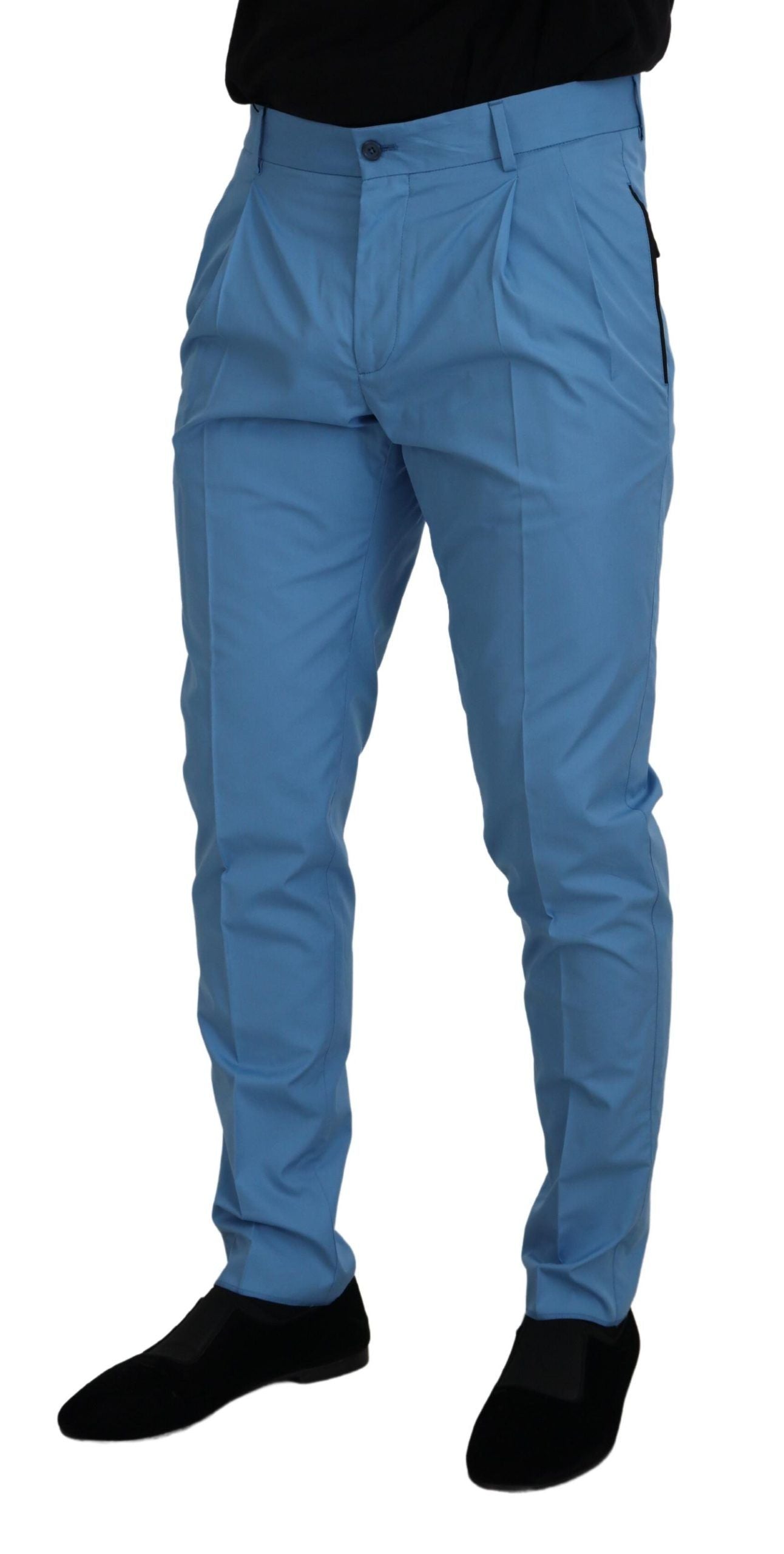 Dolce &amp; Gabbana Elegant Slim Fit Chinos - Indulge in Italian Luxury