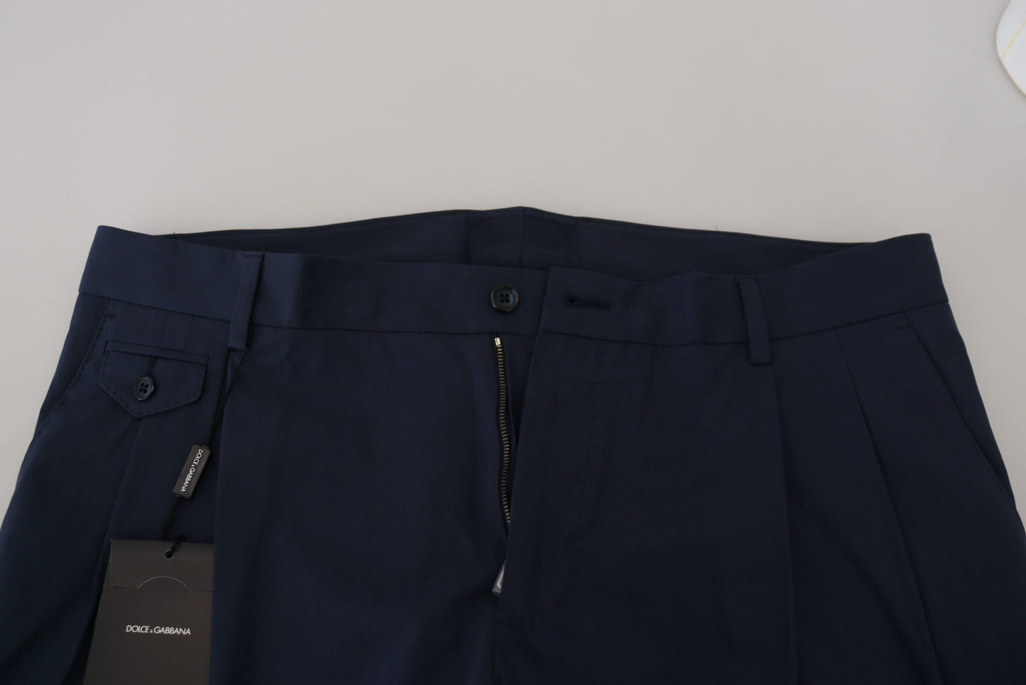 Dolce &amp; Gabbana Chic Slim Fit Chinos in Blue