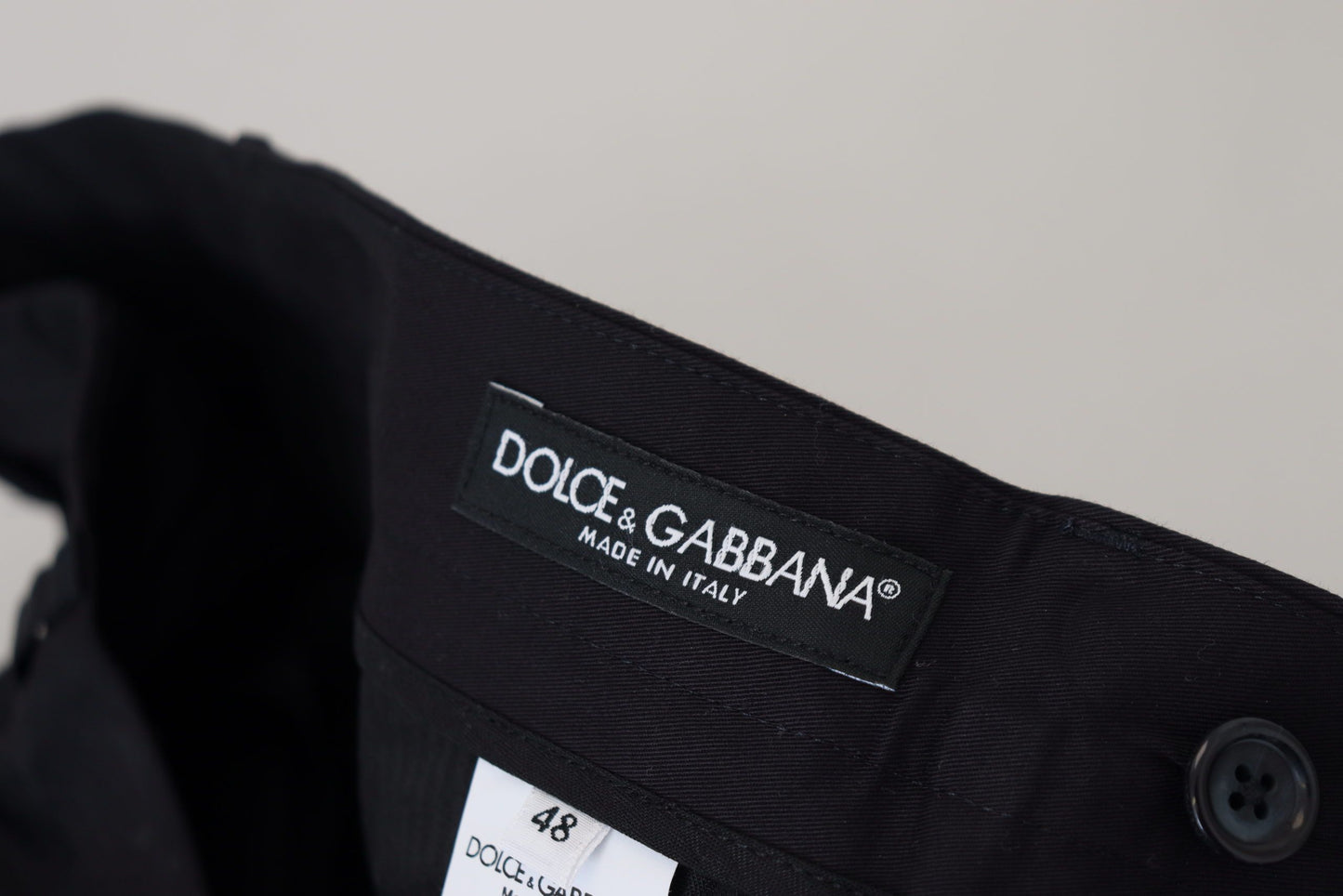 Dolce &amp; Gabbana Elegant Slim Fit Chinos Dress Pants