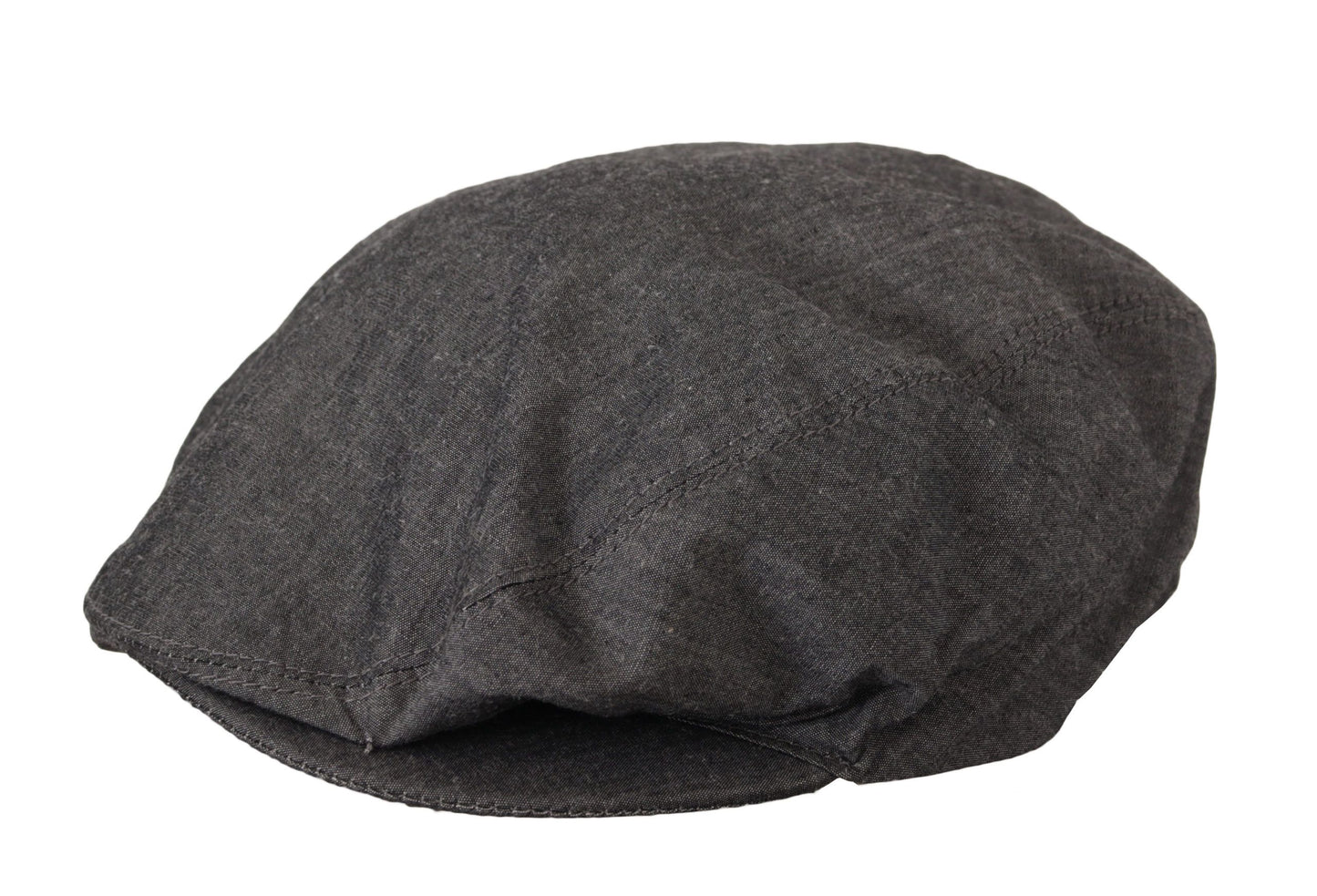 Dolce &amp; Gabbana Elegant Gray Newsboy Hat