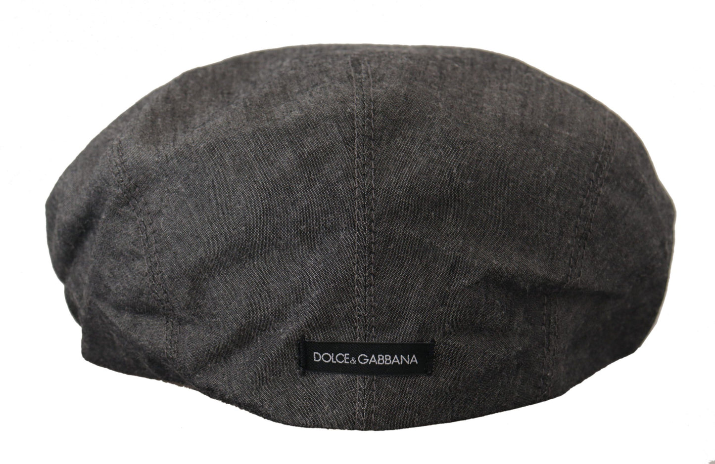 Dolce &amp; Gabbana Elegant Gray Newsboy Hat