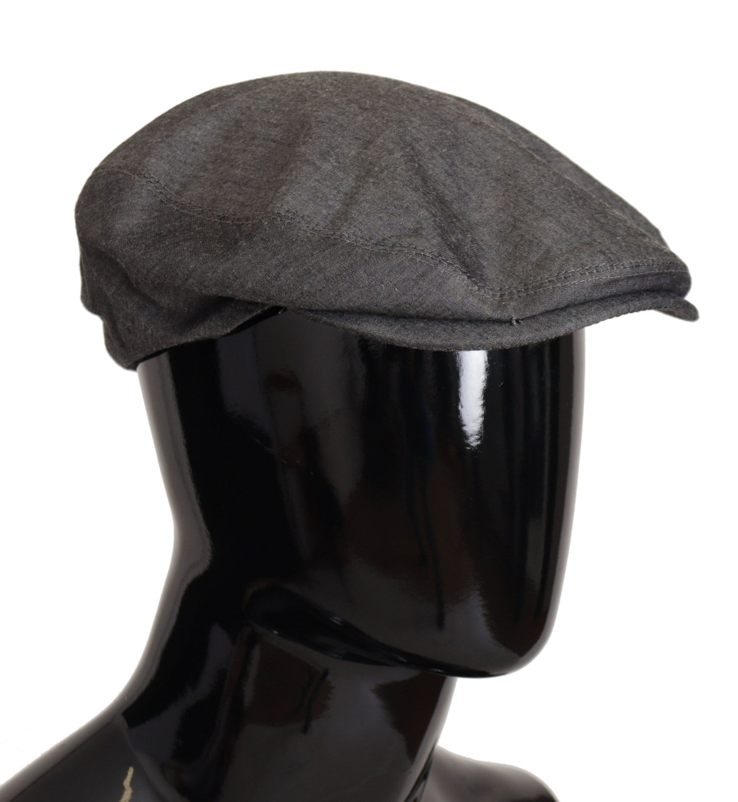 Dolce &amp; Gabbana Elegant Gray Newsboy Hat