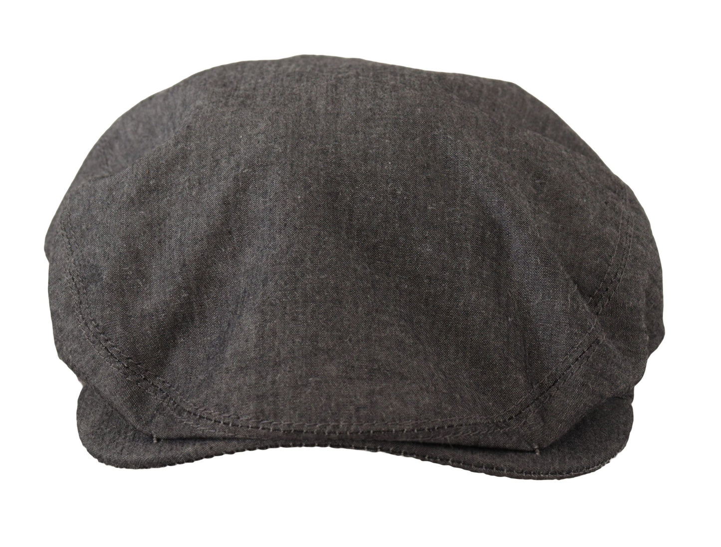 Dolce &amp; Gabbana Elegant Gray Newsboy Hat