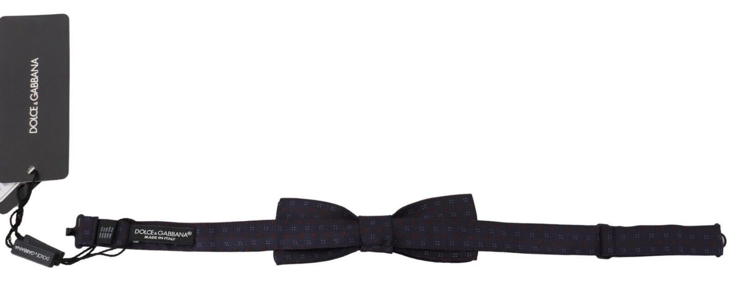 Dolce &amp; Gabbana Elegant Silk Patterned Bow Tie