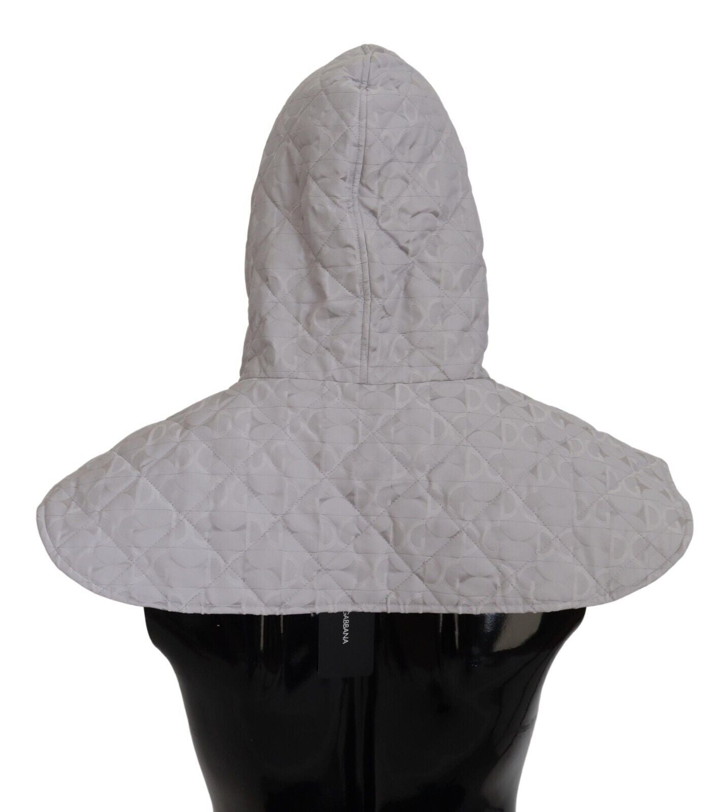 Dolce &amp; Gabbana Elegant White Nylon Whole Head Wrap Hat