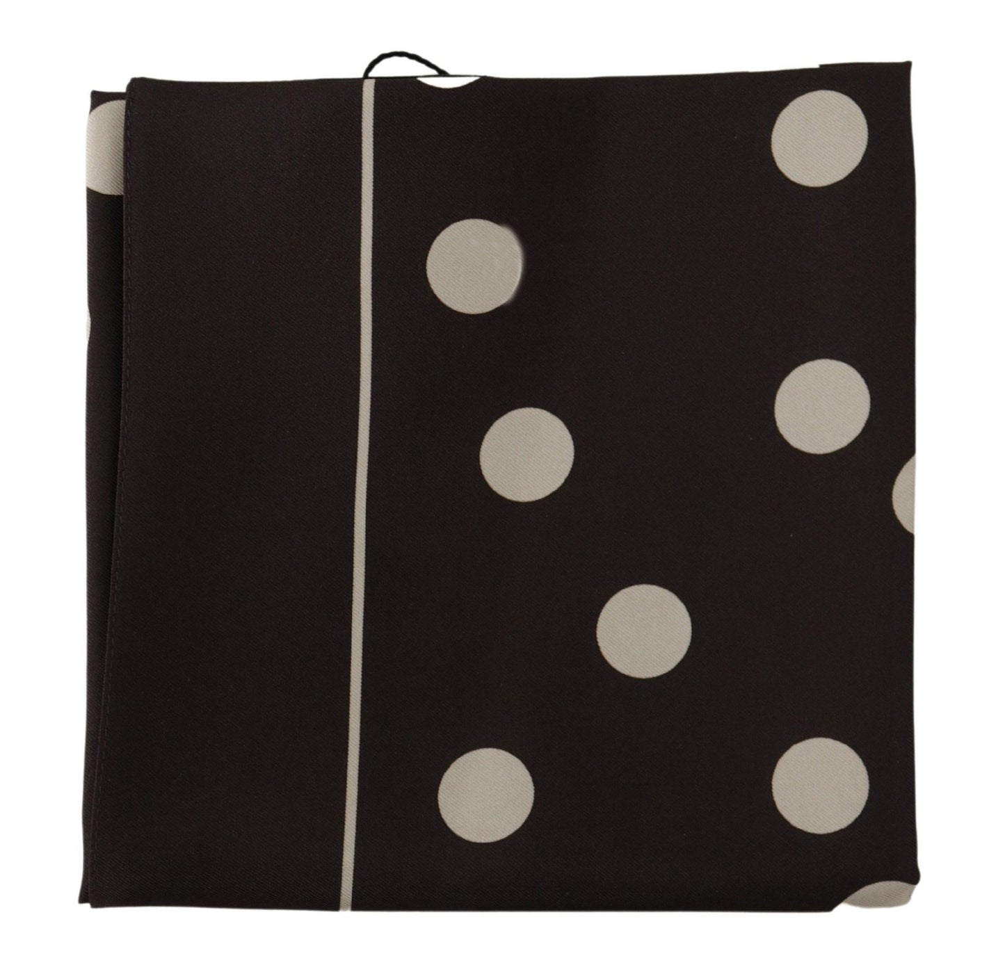 Dolce &amp; Gabbana Elegant Silk Polka Dot Men's Scarf