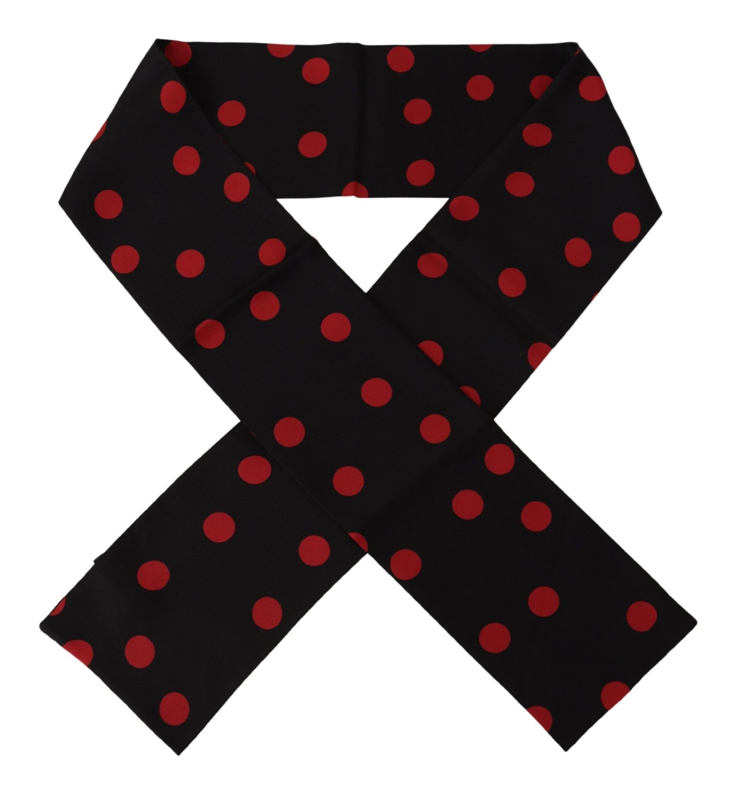 Dolce &amp; Gabbana Elegant Silk Polka Dot Men's Scarf