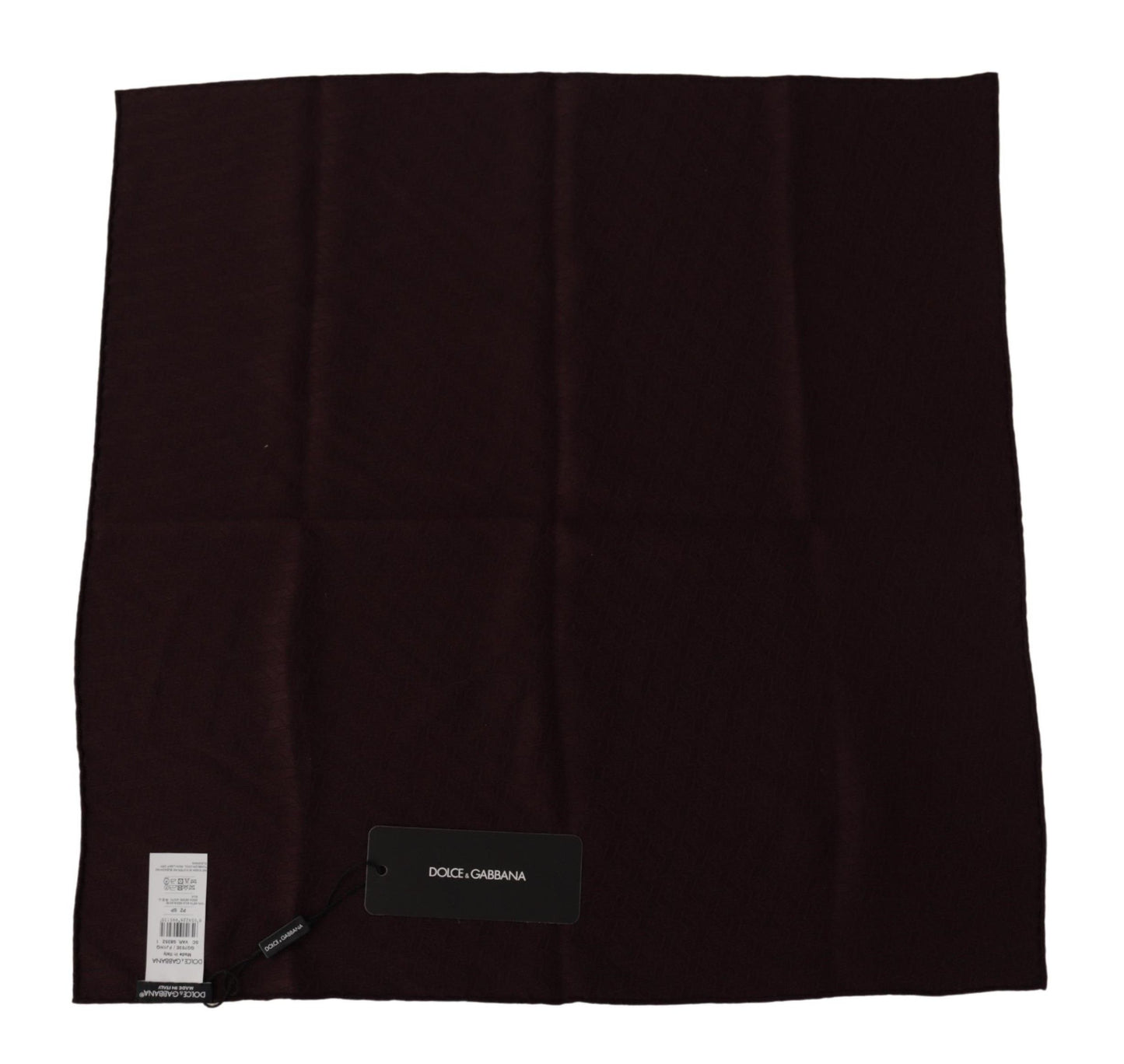 Dolce &amp; Gabbana Elegant Silk Square Men's Scarf