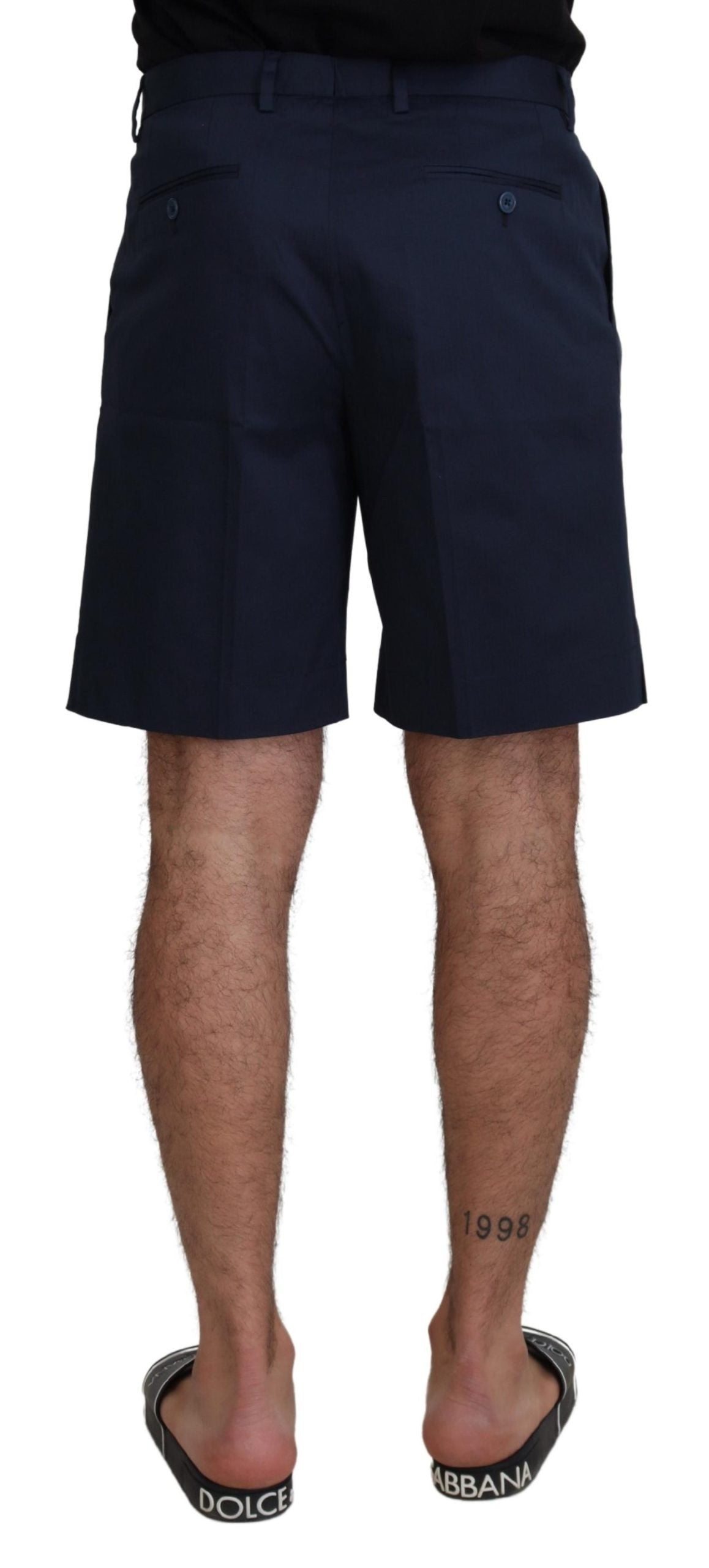 Dolce &amp; Gabbana Elegant Blue Chino Shorts