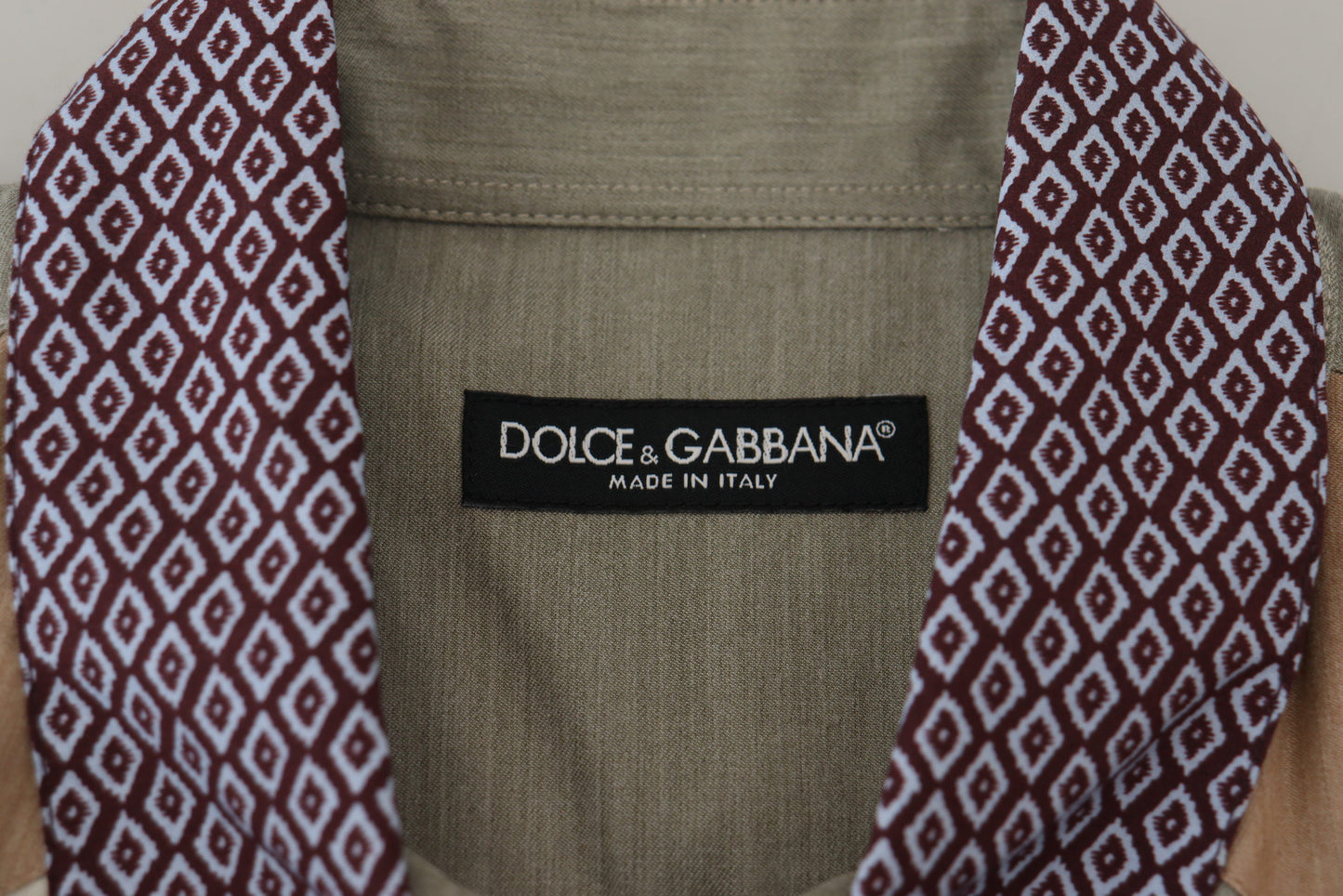 Dolce &amp; Gabbana Elegant Multicolor Slim Fit Casual Shirt