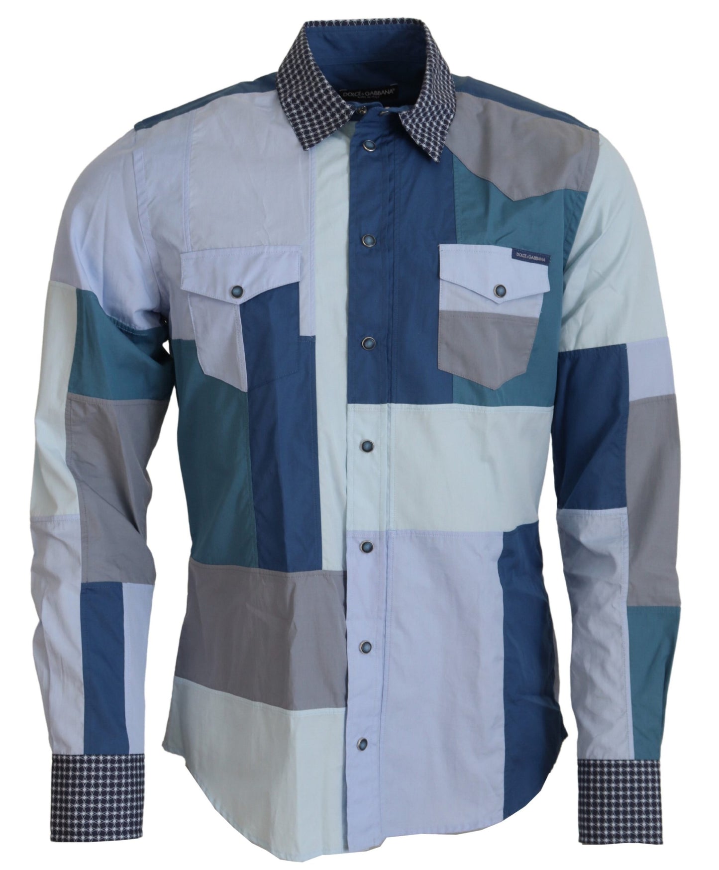 Dolce &amp; Gabbana Elegant Multicolor Slim Fit Casual Shirt