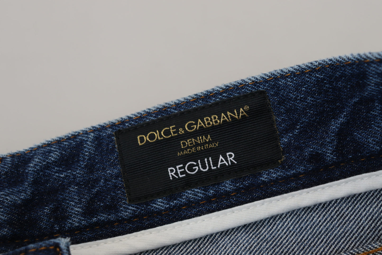 Dolce &amp; Gabbana Chic Tattered Denim Pants for the Modern Man